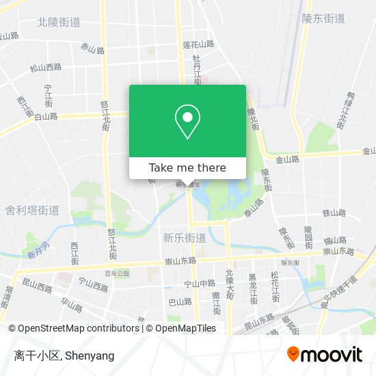 离干小区 map