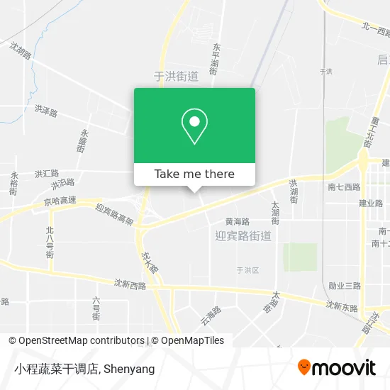 小程蔬菜干调店 map