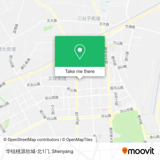 华锐桃源欣城-北1门 map