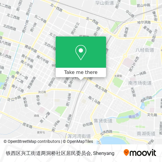 铁西区兴工街道两洞桥社区居民委员会 map