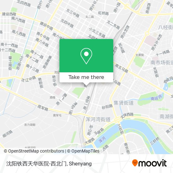 沈阳铁西天华医院-西北门 map