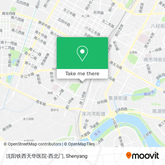 沈阳铁西天华医院-西北门 map