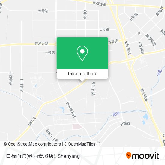 口福面馆(铁西青城店) map