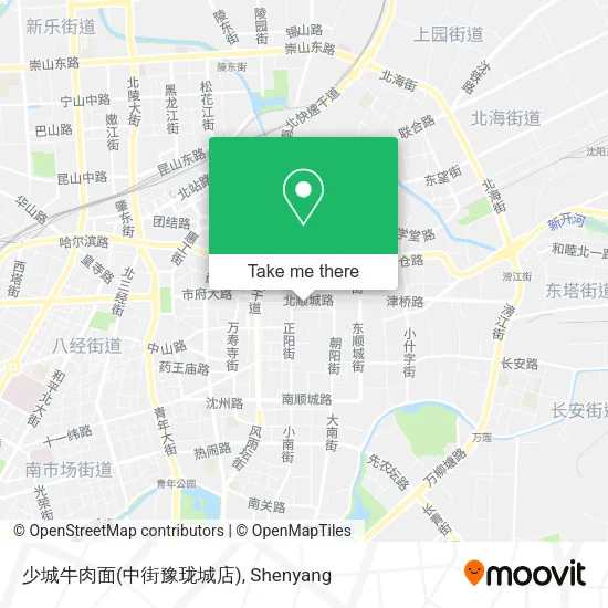少城牛肉面(中街豫珑城店) map