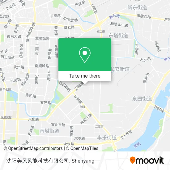 沈阳美风风能科技有限公司 map