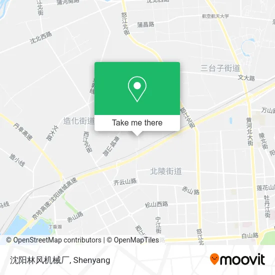 沈阳林风机械厂 map