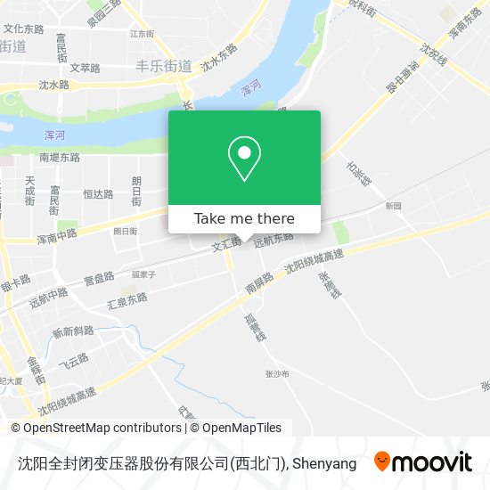 沈阳全封闭变压器股份有限公司(西北门) map