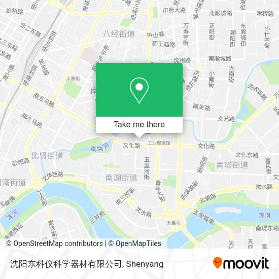 沈阳东科仪科学器材有限公司 map