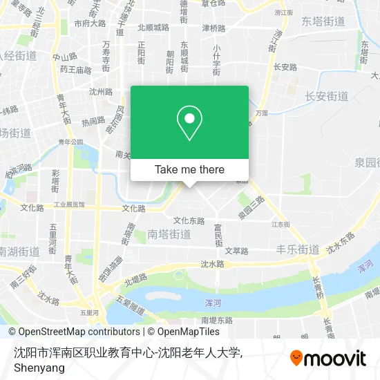 沈阳市浑南区职业教育中心-沈阳老年人大学 map