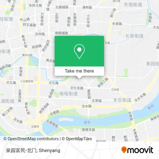 泉园富民-北门 map