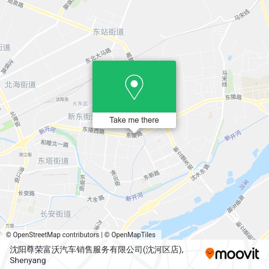 沈阳尊荣富沃汽车销售服务有限公司(沈河区店) map