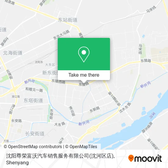 沈阳尊荣富沃汽车销售服务有限公司(沈河区店) map
