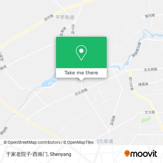 于家老院子-西南门 map