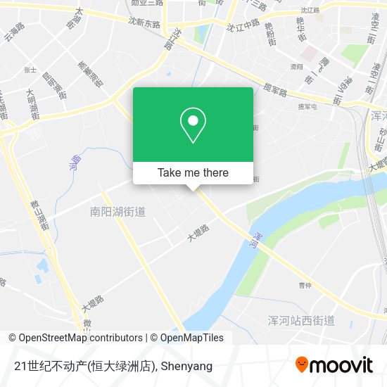 21世纪不动产(恒大绿洲店) map