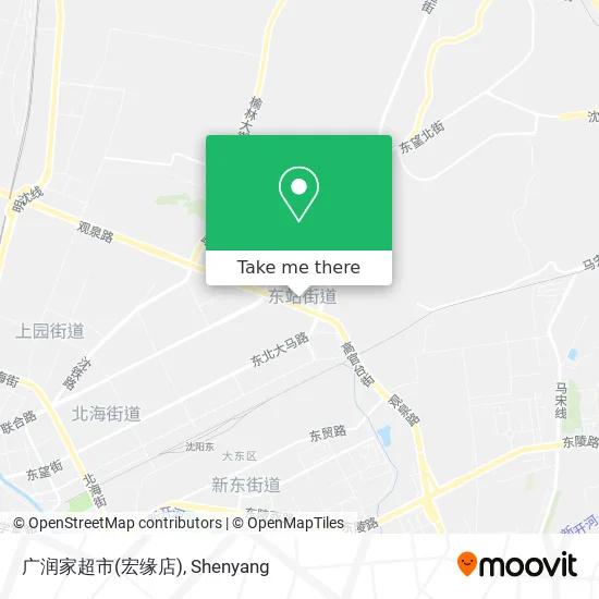 广润家超市(宏缘店) map