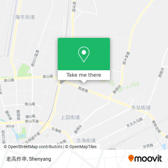 老高炸串 map