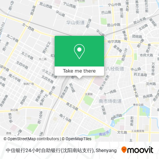 中信银行24小时自助银行(沈阳南站支行) map