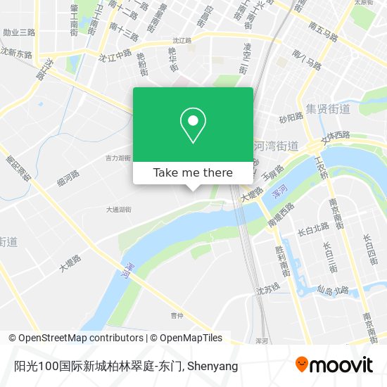 阳光100国际新城柏林翠庭-东门 map