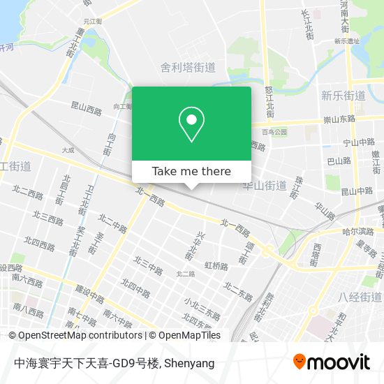 中海寰宇天下天喜-GD9号楼 map