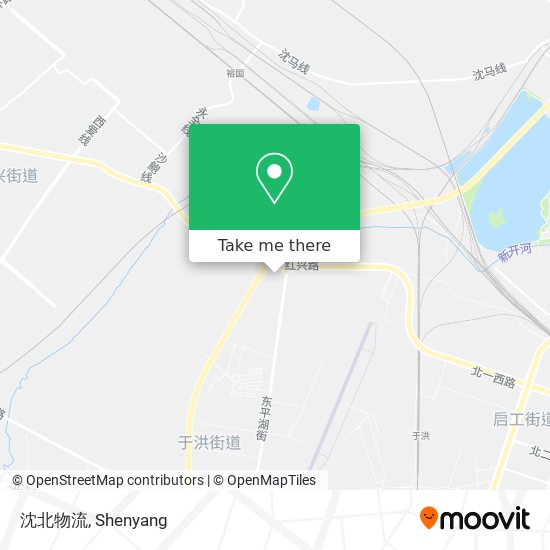 沈北物流 map