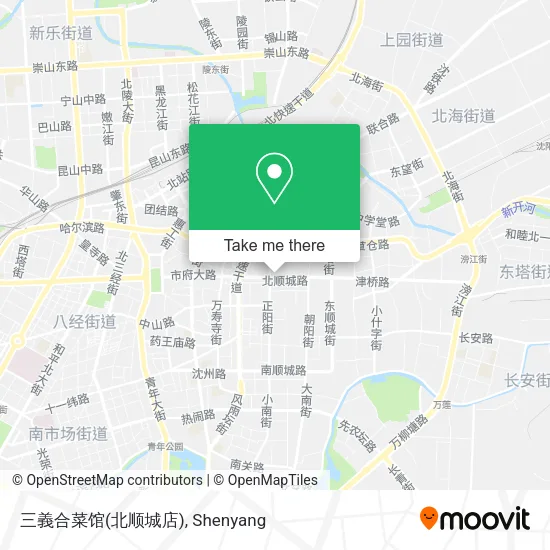 三義合菜馆(北顺城店) map