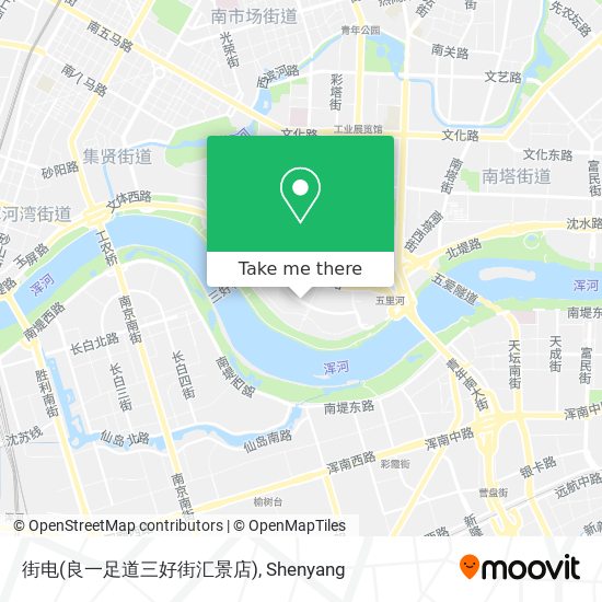 街电(良一足道三好街汇景店) map