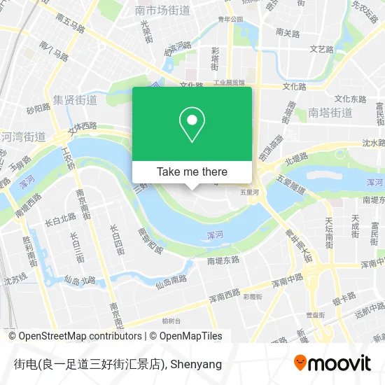 街电(良一足道三好街汇景店) map