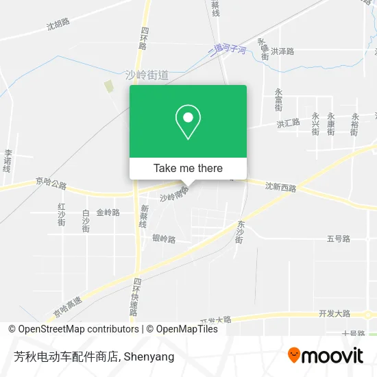 芳秋电动车配件商店 map