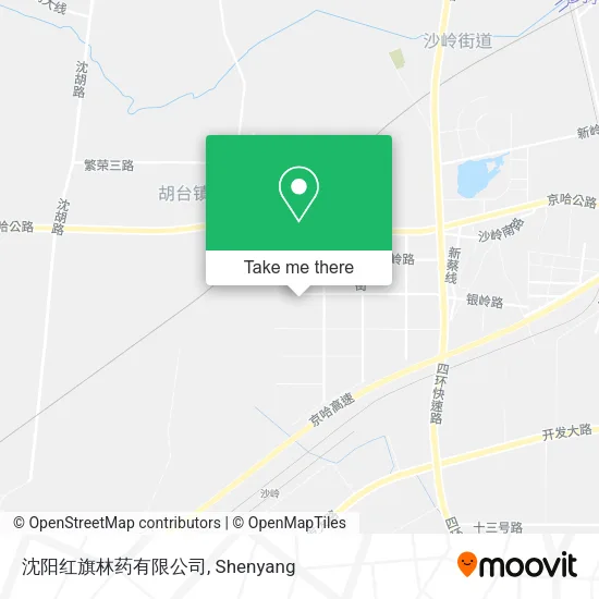 沈阳红旗林药有限公司 map