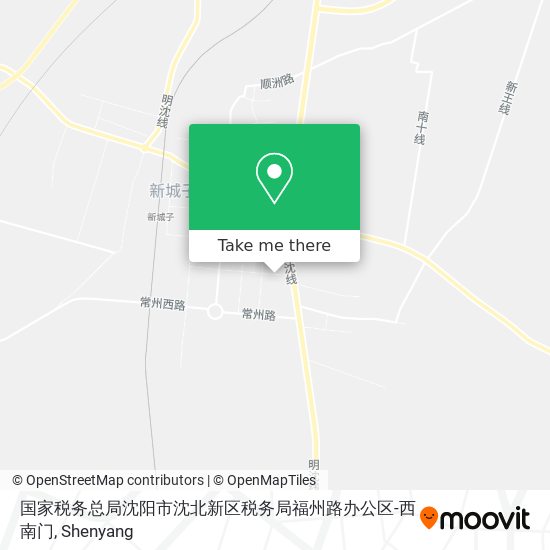 国家税务总局沈阳市沈北新区税务局福州路办公区-西南门 map