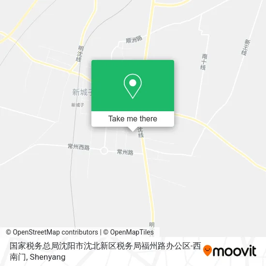 国家税务总局沈阳市沈北新区税务局福州路办公区-西南门 map