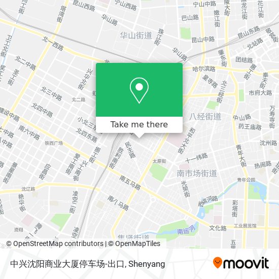中兴沈阳商业大厦停车场-出口 map