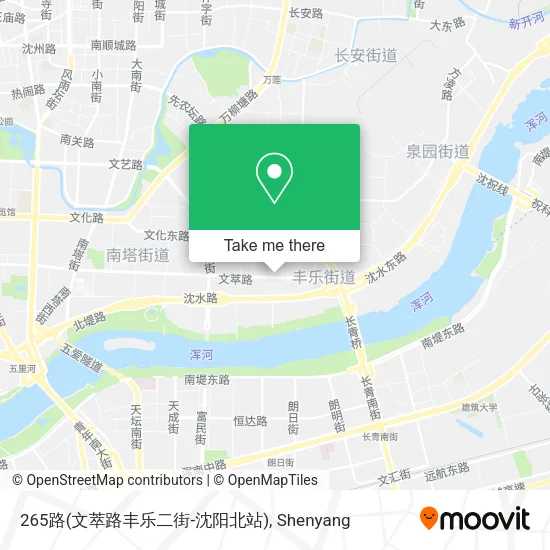 265路(文萃路丰乐二街-沈阳北站) map