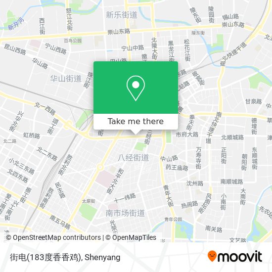 街电(183度香香鸡) map