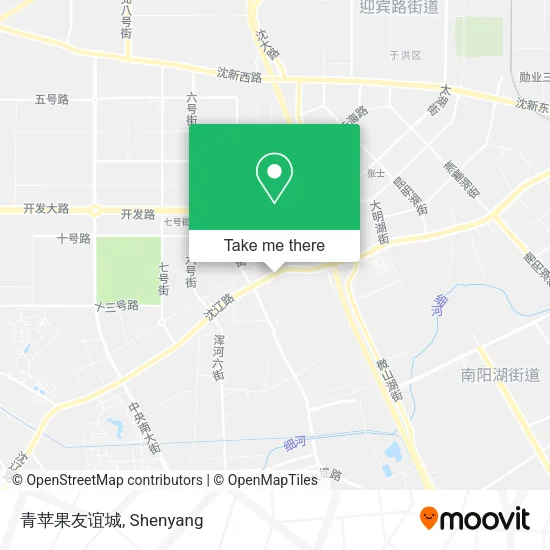 青苹果友谊城 map