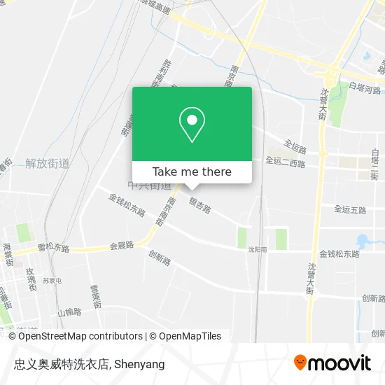 忠义奥威特洗衣店 map