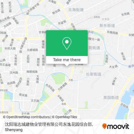 沈阳瑞志城建物业管理有限公司东逸花园综合部 map