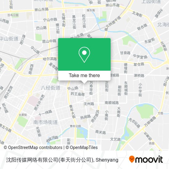沈阳传媒网络有限公司(奉天街分公司) map