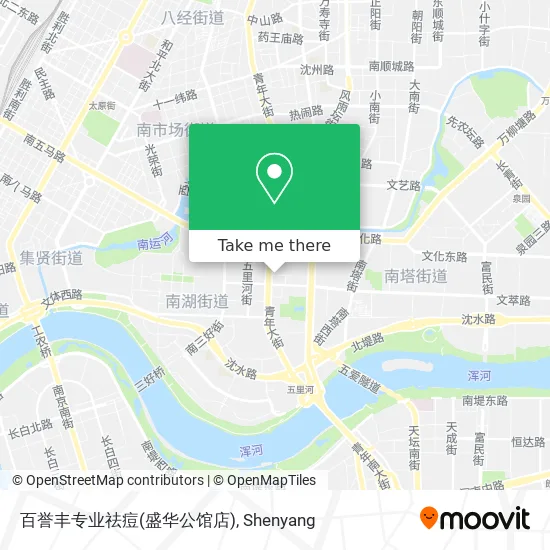 百誉丰专业祛痘(盛华公馆店) map