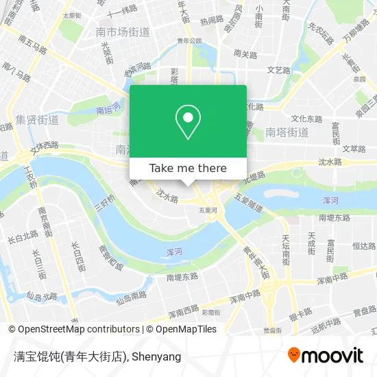 满宝馄饨(青年大街店) map