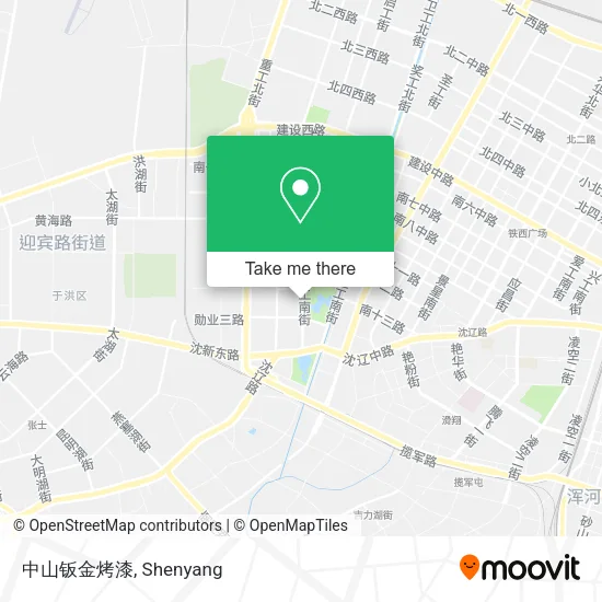 中山钣金烤漆 map