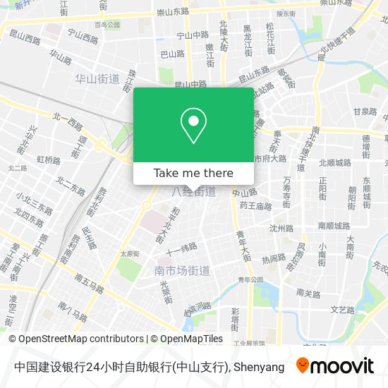 中国建设银行24小时自助银行(中山支行) map