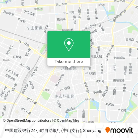 中国建设银行24小时自助银行(中山支行) map