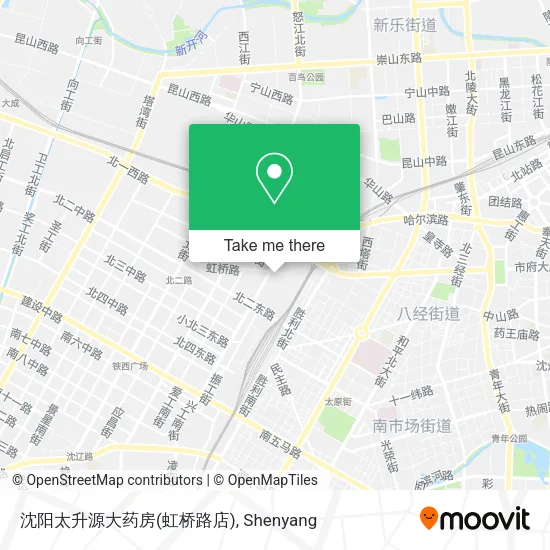 沈阳太升源大药房(虹桥路店) map