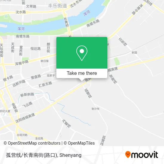 孤营线/长青南街(路口) map