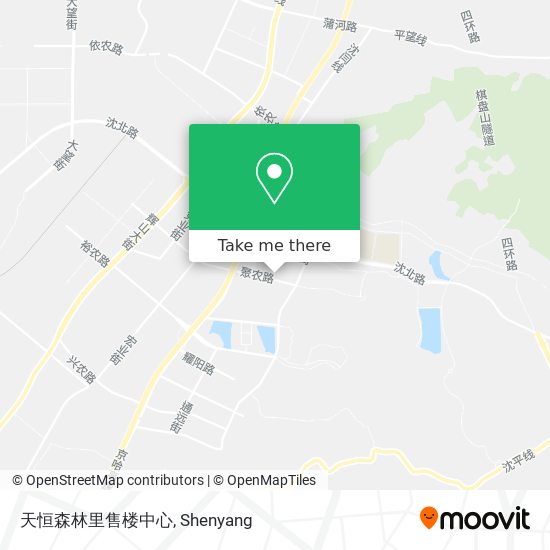天恒森林里售楼中心 map
