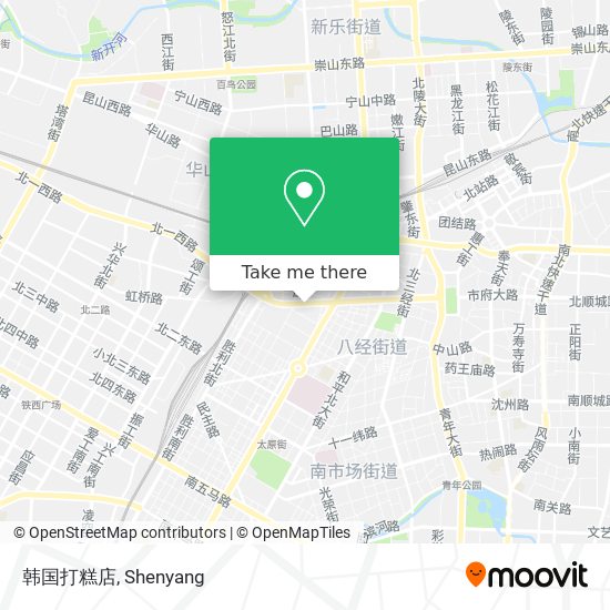 韩国打糕店 map