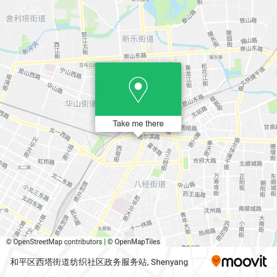 和平区西塔街道纺织社区政务服务站 map
