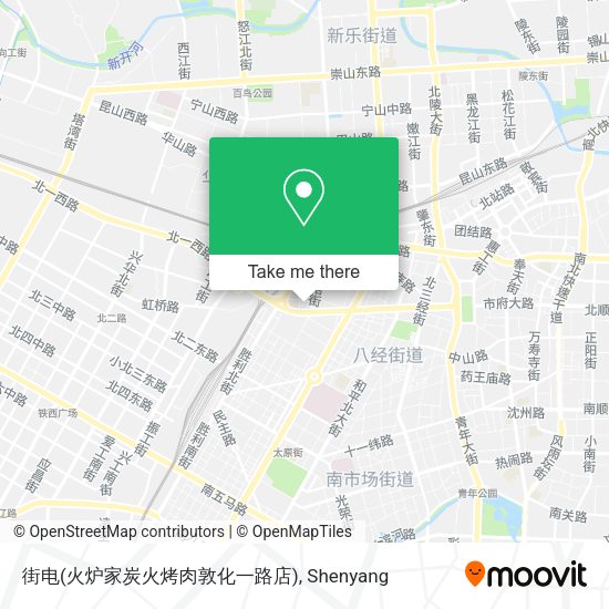 街电(火炉家炭火烤肉敦化一路店) map