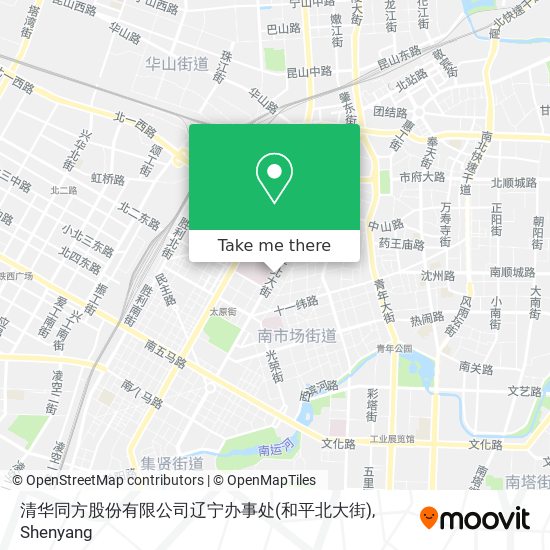 清华同方股份有限公司辽宁办事处(和平北大街) map